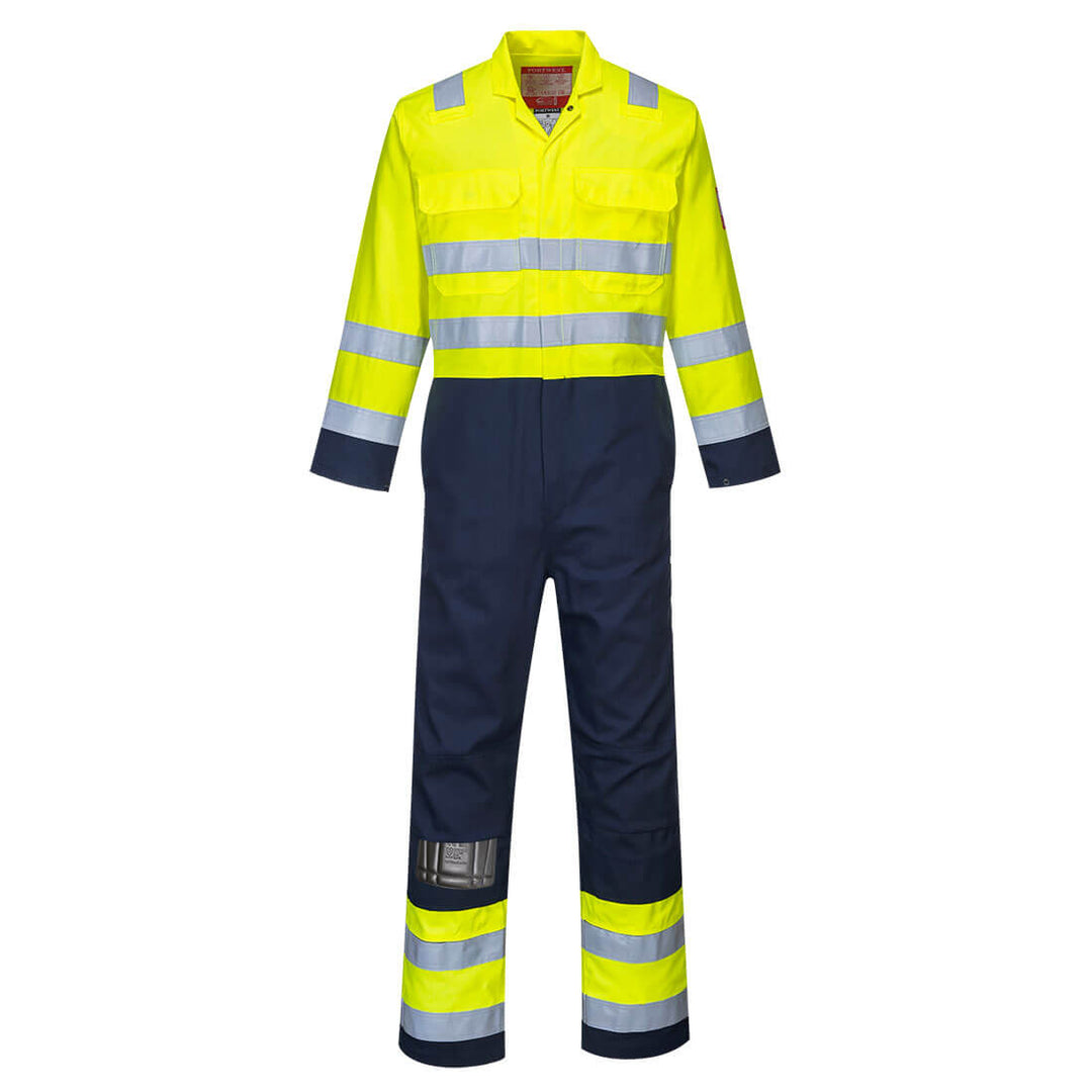 Hi Vis Anti Static Bizflame Pro Coverall