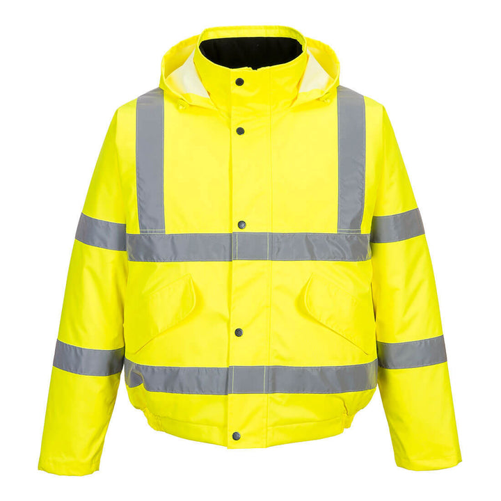 Hi Vis Bomber Jacket Yellow