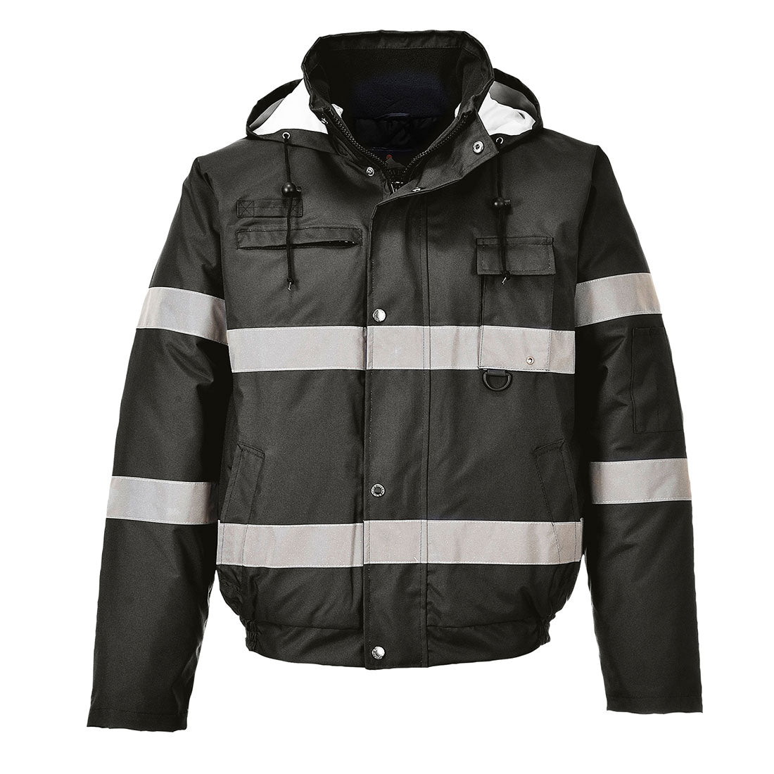 Iona Lite Reflective Bomber Jacket Ioma Workwear