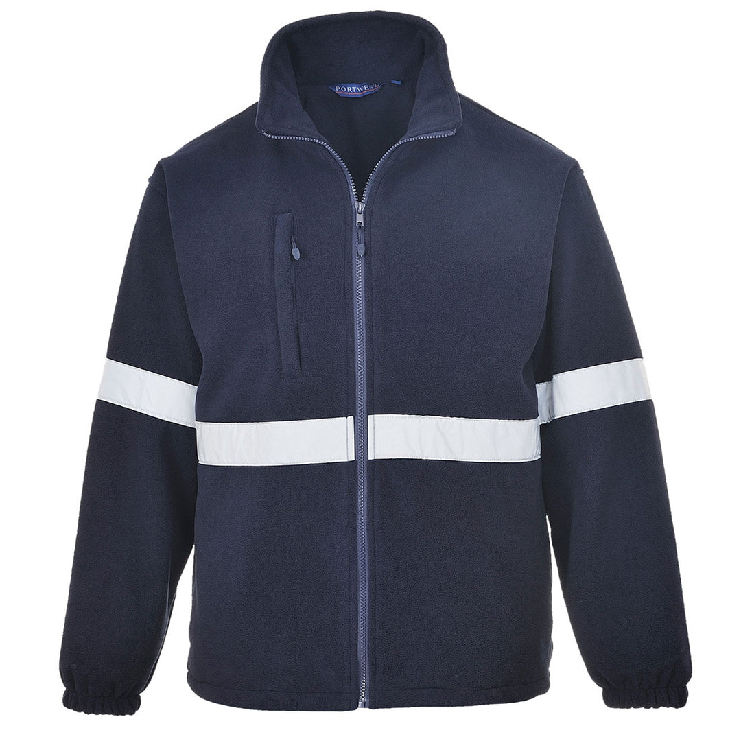 Iona Reflective Lite Fleece Navy Blue