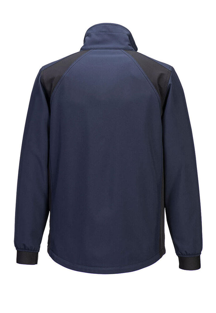 Back View of WX2 Eco Softshell (2L) CD870 in Dark Navy