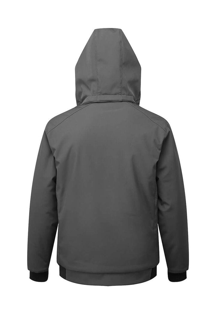Back View of WX2 Eco Insulated Softshell (2L) CD874 in Metal Grey