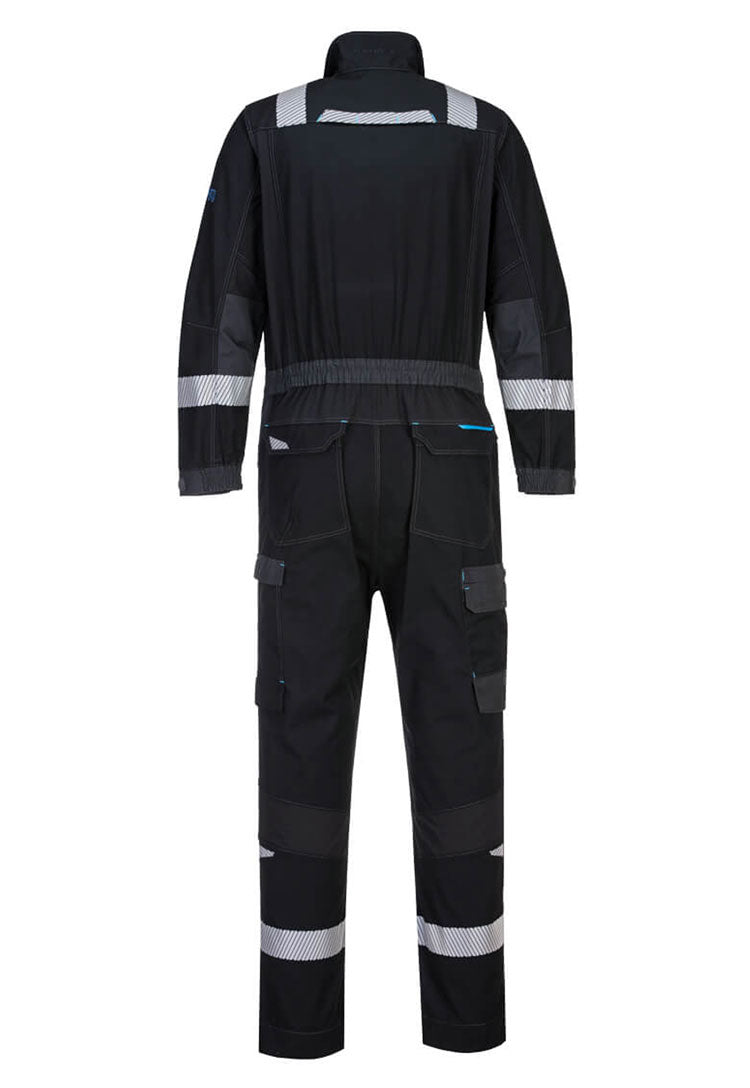 Back View of WX3 FR Coverall FR503 in Black