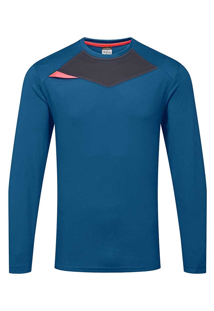 DX4 Long-Sleeve T-Shirt DX415 in Metro Blue