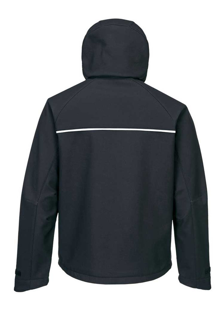 Back View of DX4 Softshell (3L) DX474 in Black
