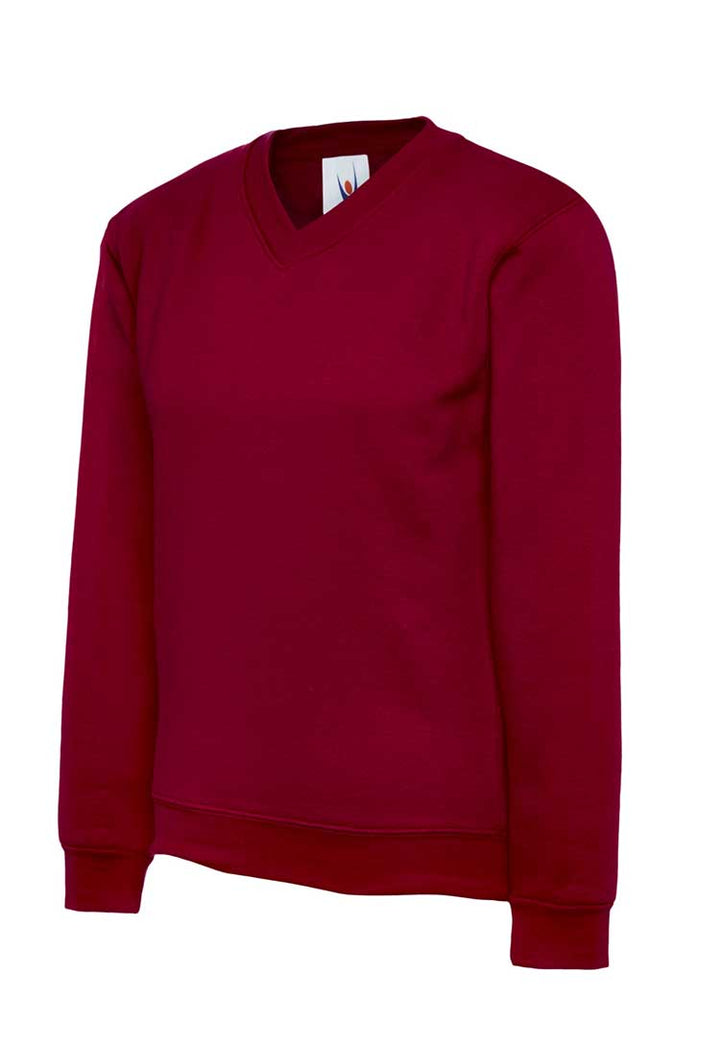 Children's Classic V-Neck Sweatshirt UC206 maroon