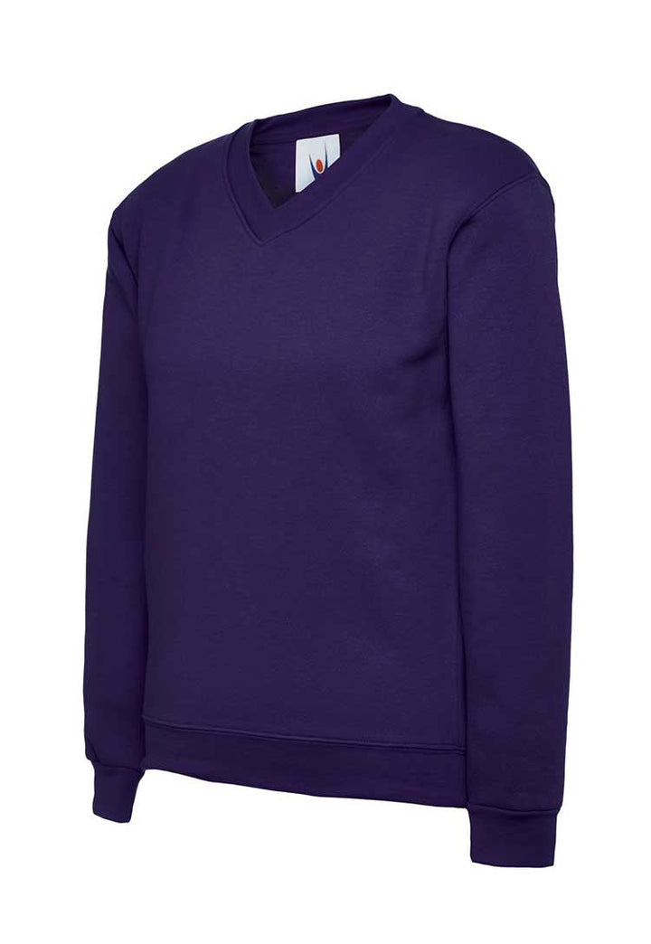 Children's Classic V-Neck Sweatshirt UC206 purple