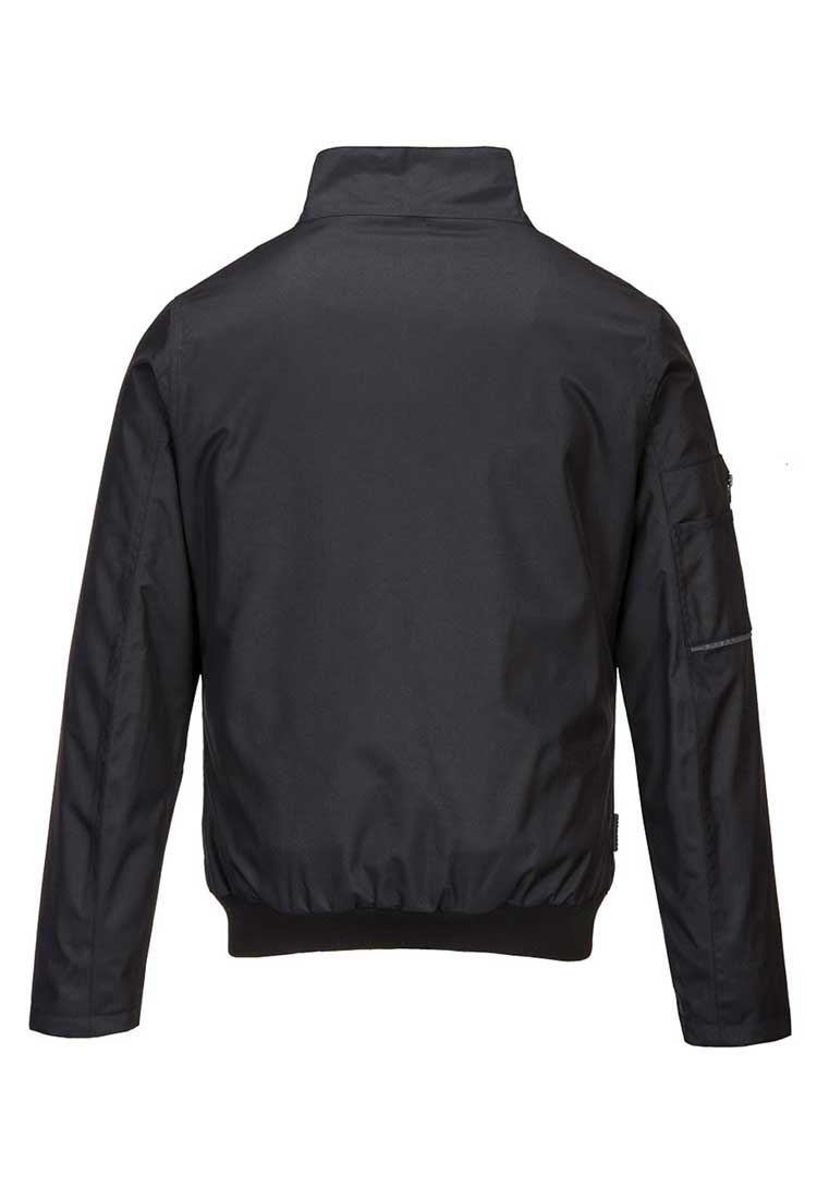 Back View of KX3 Bomber Jacket KX361 in Black