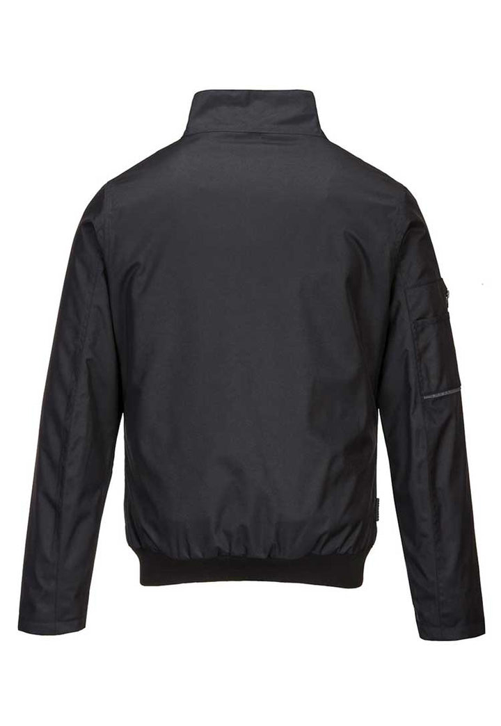 Back View of KX3 Bomber Jacket KX361 in Black