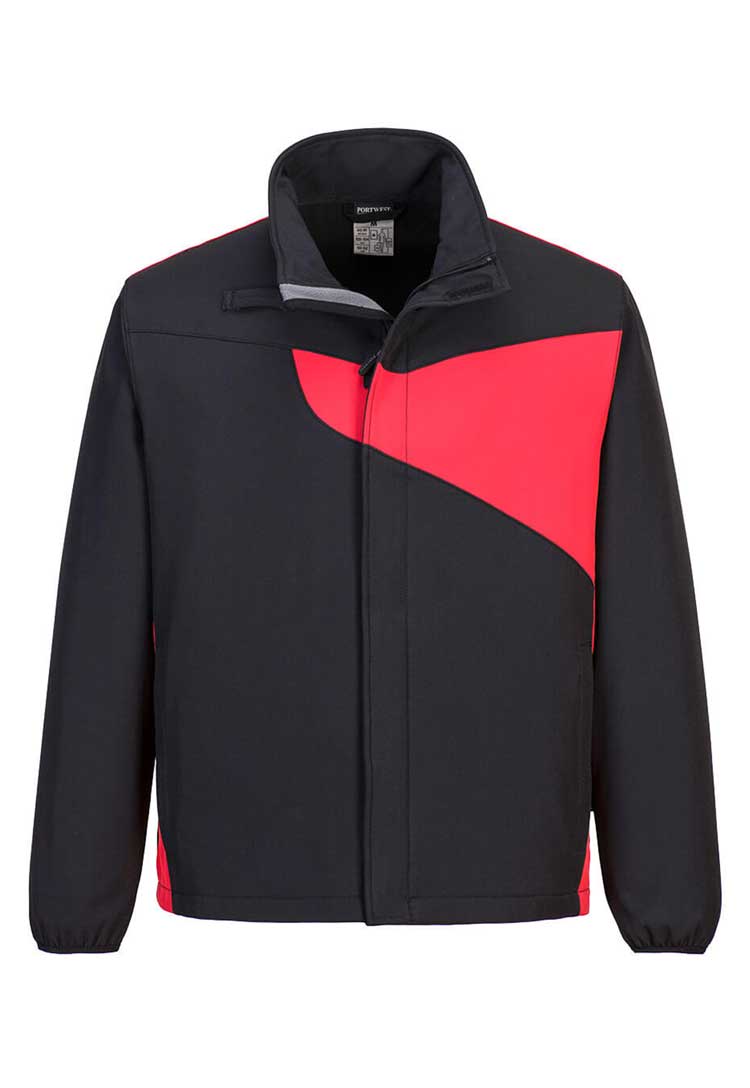 PW2 Softshell (2L) PW271 in Black/Red