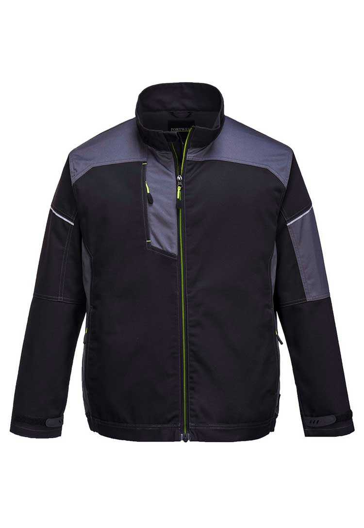 PW3 Work Jacket T603 in Black/Zoom Grey