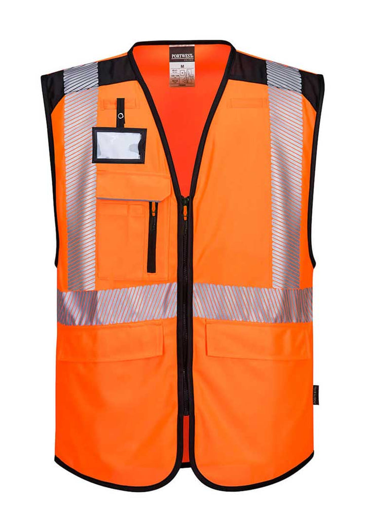 PW3 Hi-Vis Executive Vest PW309 in Orange