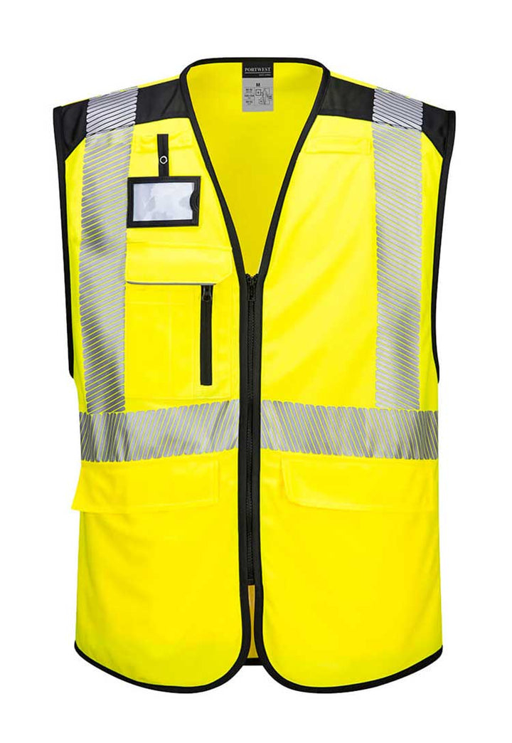 PW3 Hi-Vis Executive Vest PW309 in Yellow