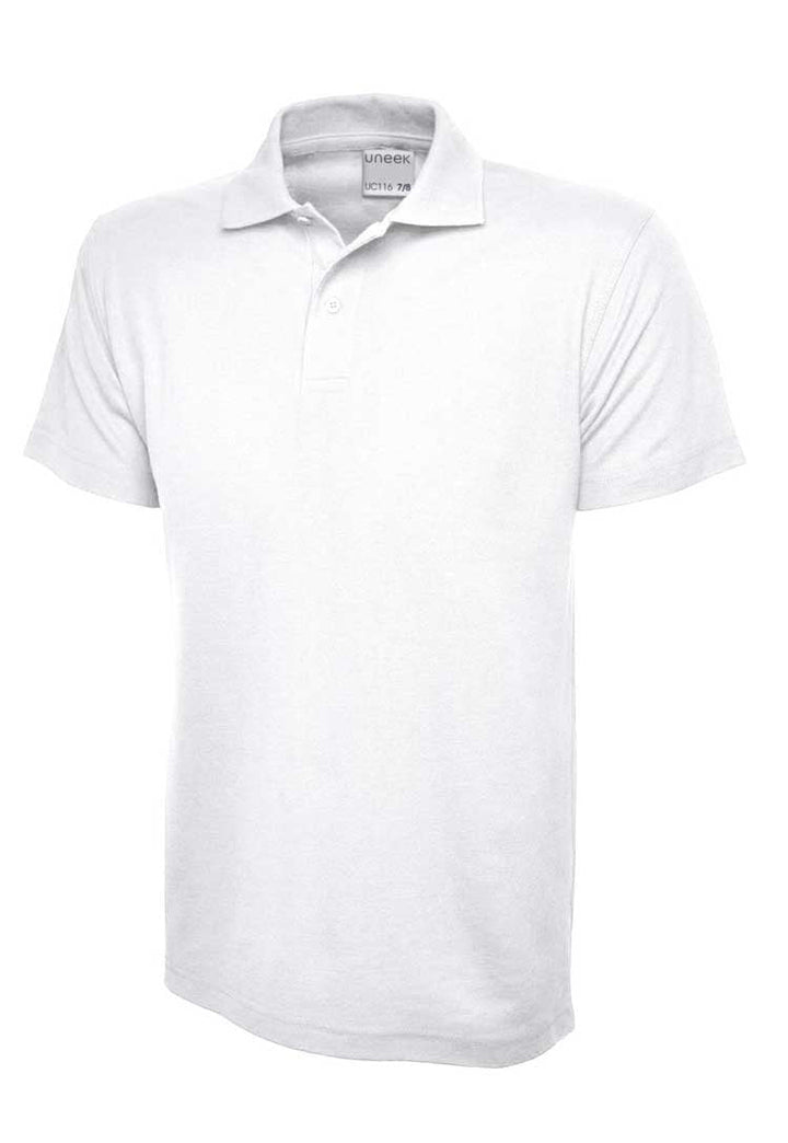 School Uniform Sports Polo white