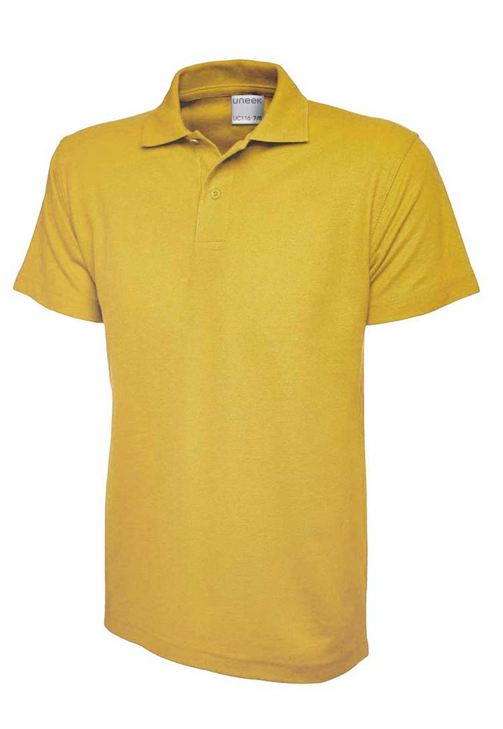 School Uniform Sports Polo yellow