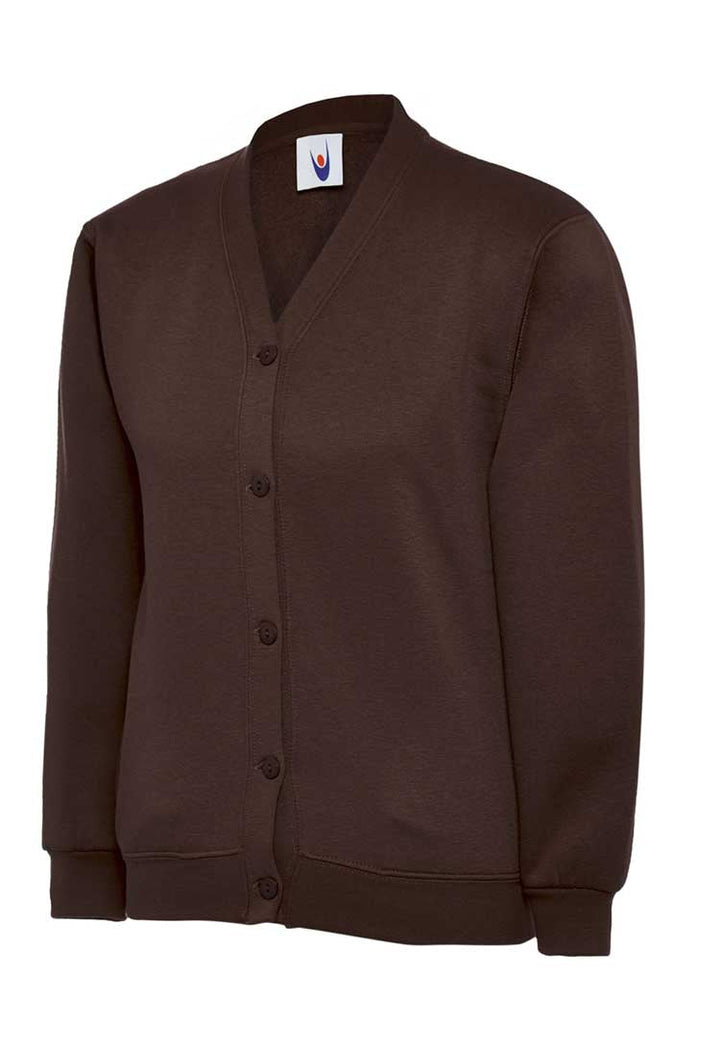 School Uniform Cardigan brown