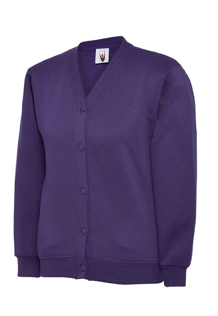 School Uniform Cardigan purple

