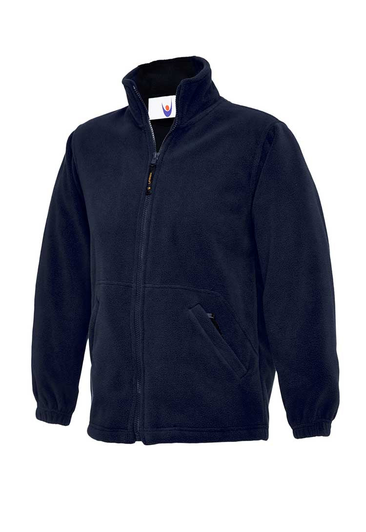 School Uniform Full Zip Fleece Jacket navy