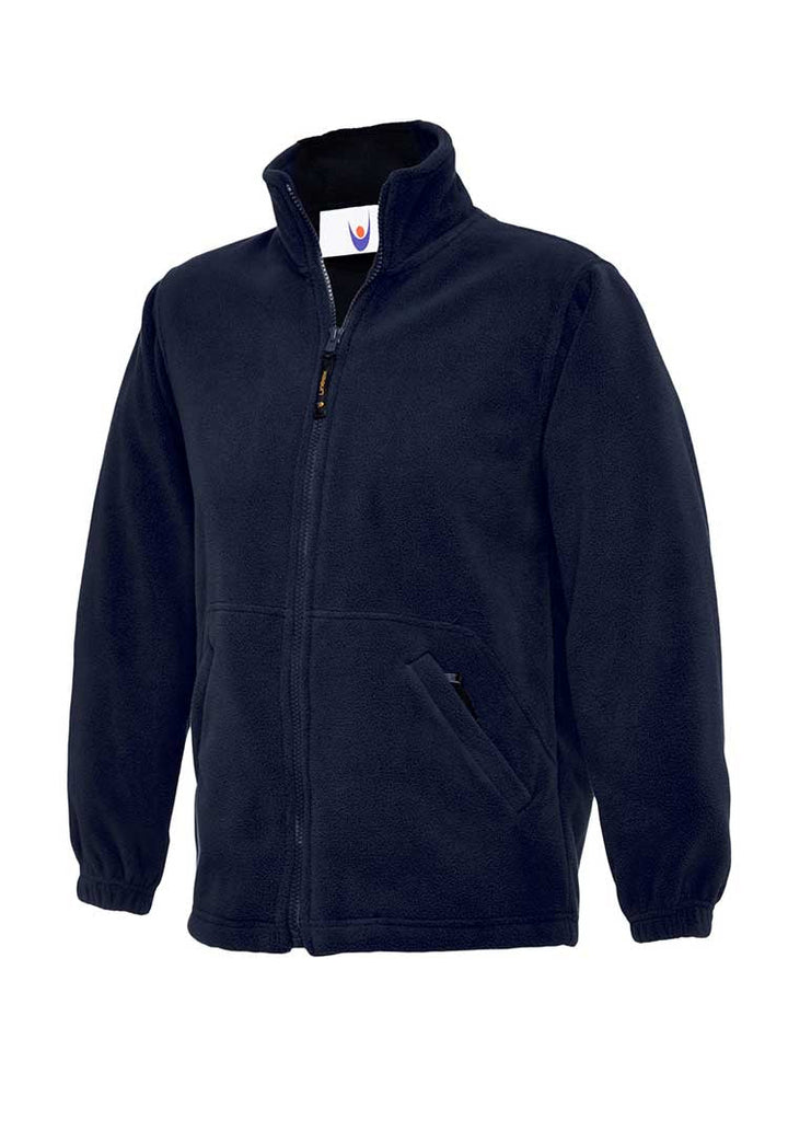 School Uniform Full Zip Fleece Jacket navy