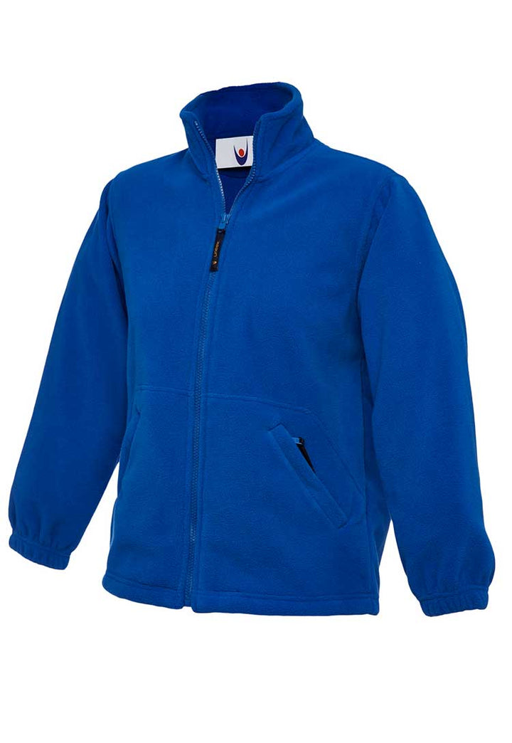 School Uniform Full Zip Fleece Jacket royal