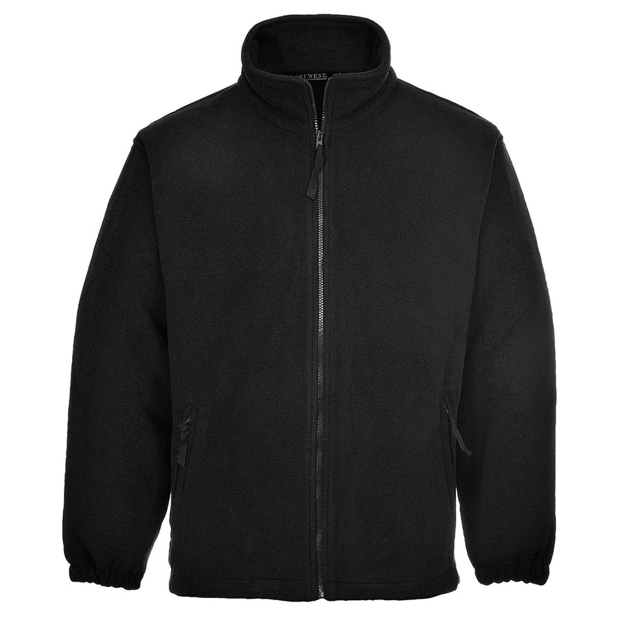Aran Fleece Jacket Black