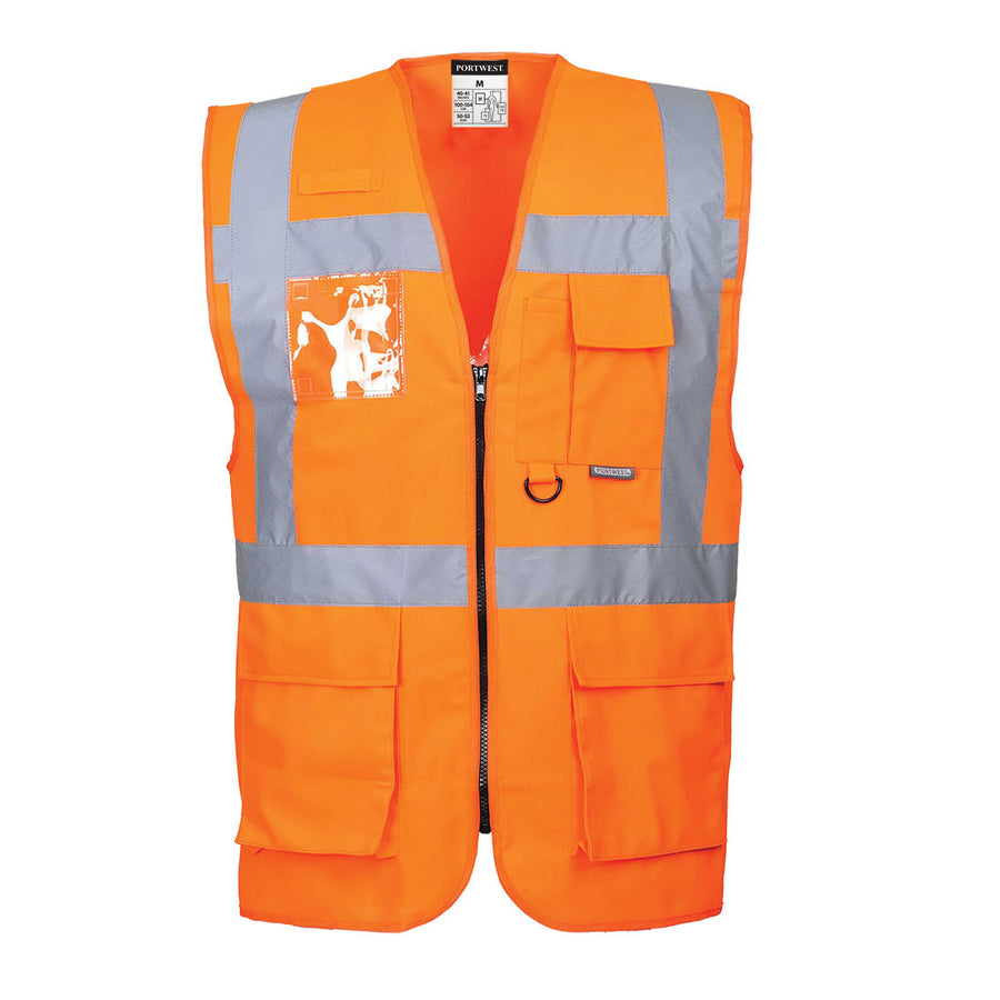 Berlin Hi Vis Executive Vest Orange