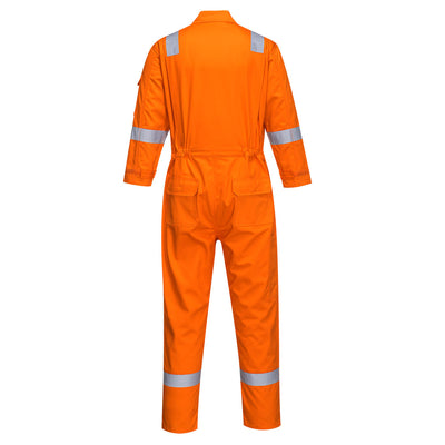 Bizflame Plus Ladies Coverall Orange Back
