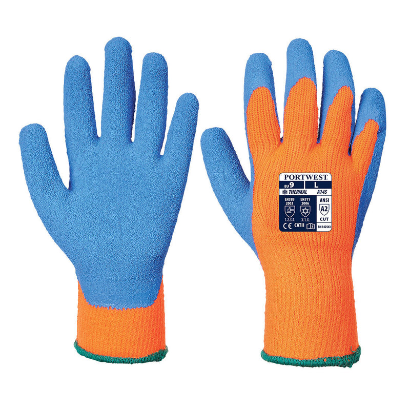 Cold Grip Glove Orange / Blue