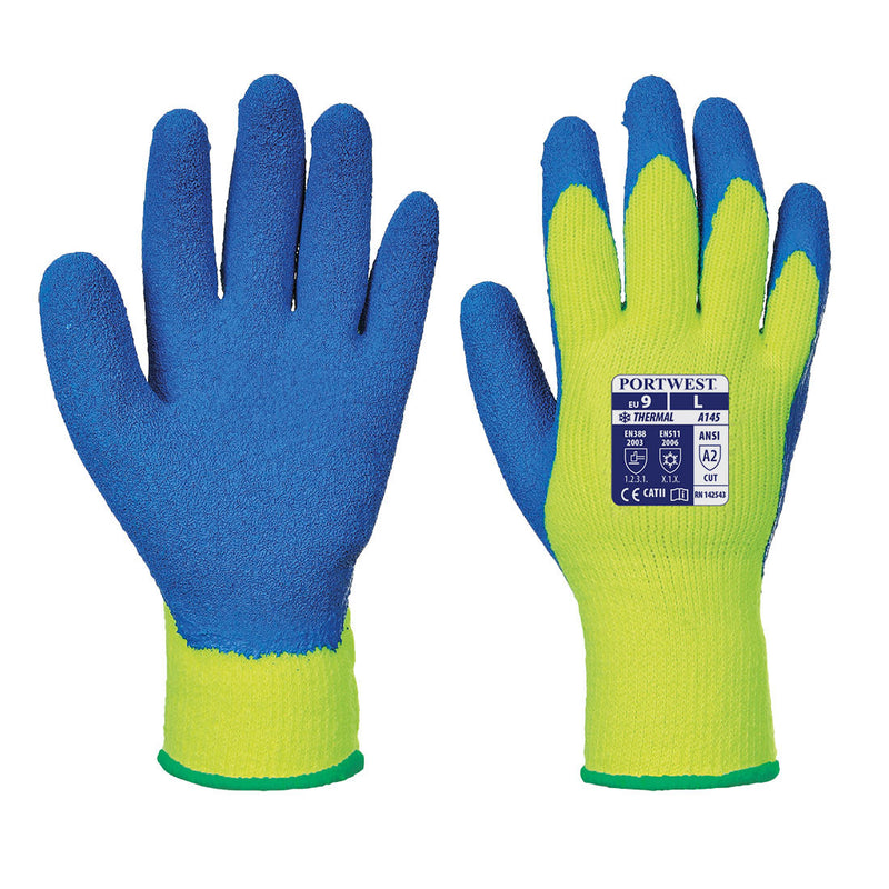 Cold Grip Glove Yellow / Blue