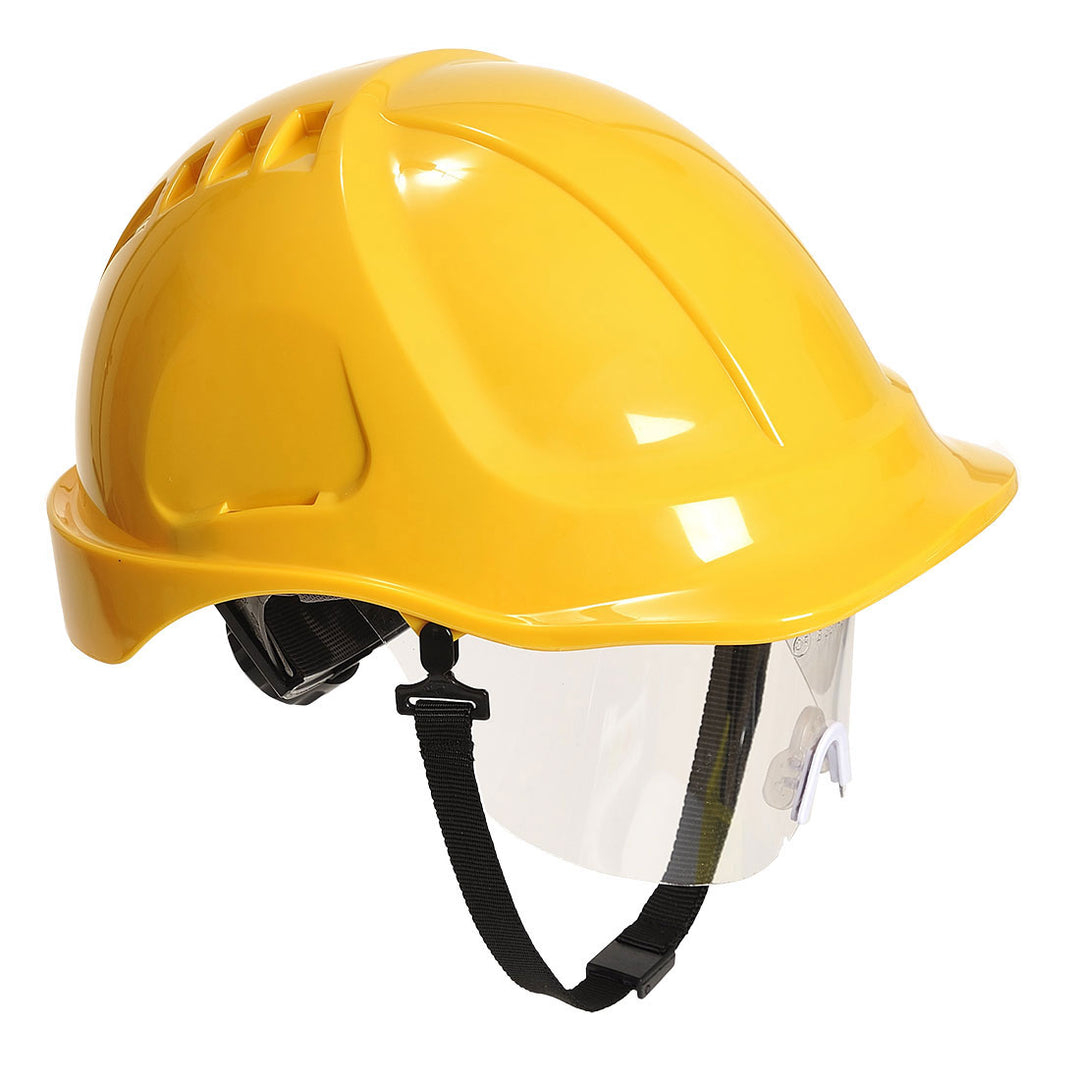 Endurance Plus Visor Helmet Yellow