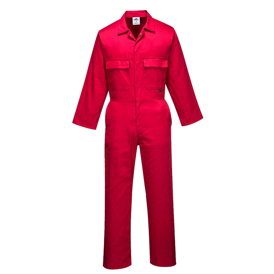 Euro Work Coverall Red