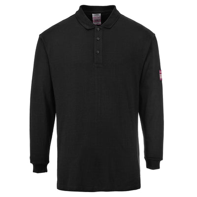 Flame Resistant Anti Static Long Sleeve Polo Shirt