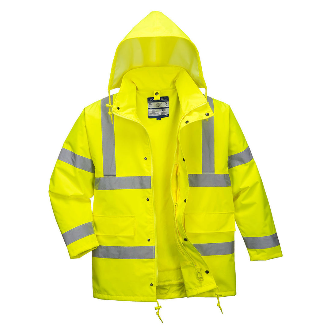 Hi Vis 4 in 1 Traffic Jacket Yellow