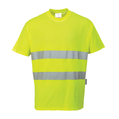 Hi Vis Cotton Comfort T Shirt Yellow