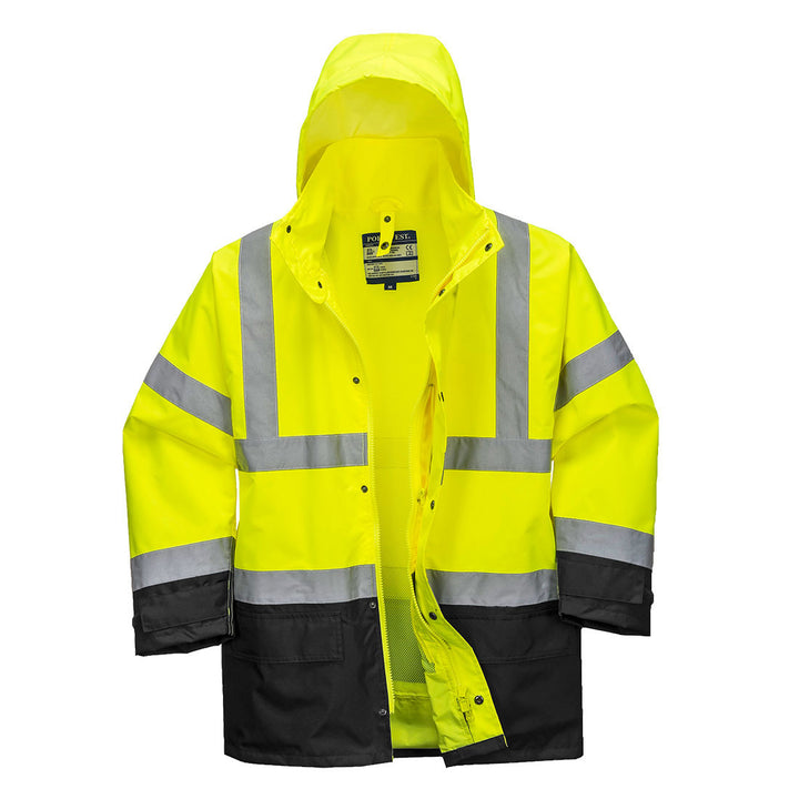 Hi Vis Executive Jacket 5 in 1 Yellow Black