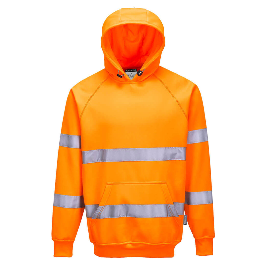 Hi Vis Hooded Sweatshirt Orange