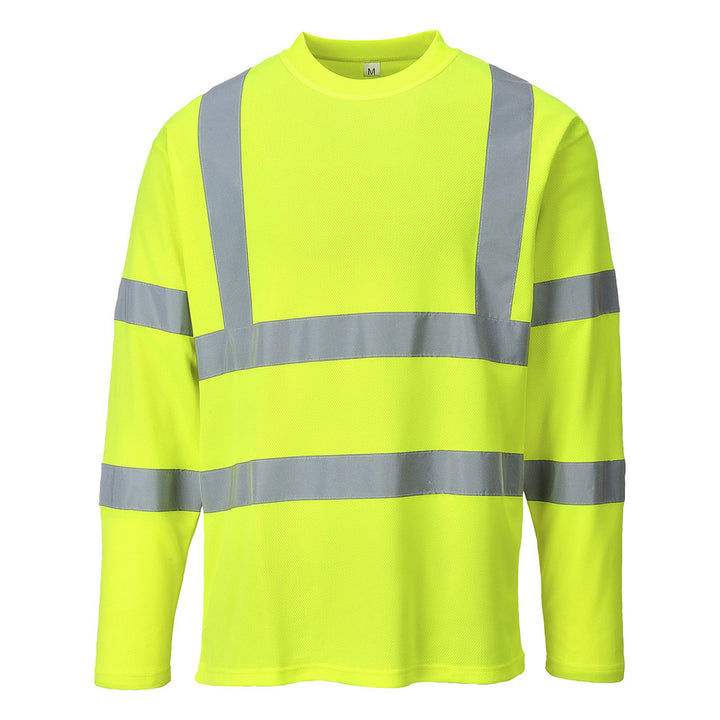 Hi Vis Long Sleeve T Shirt Yellow