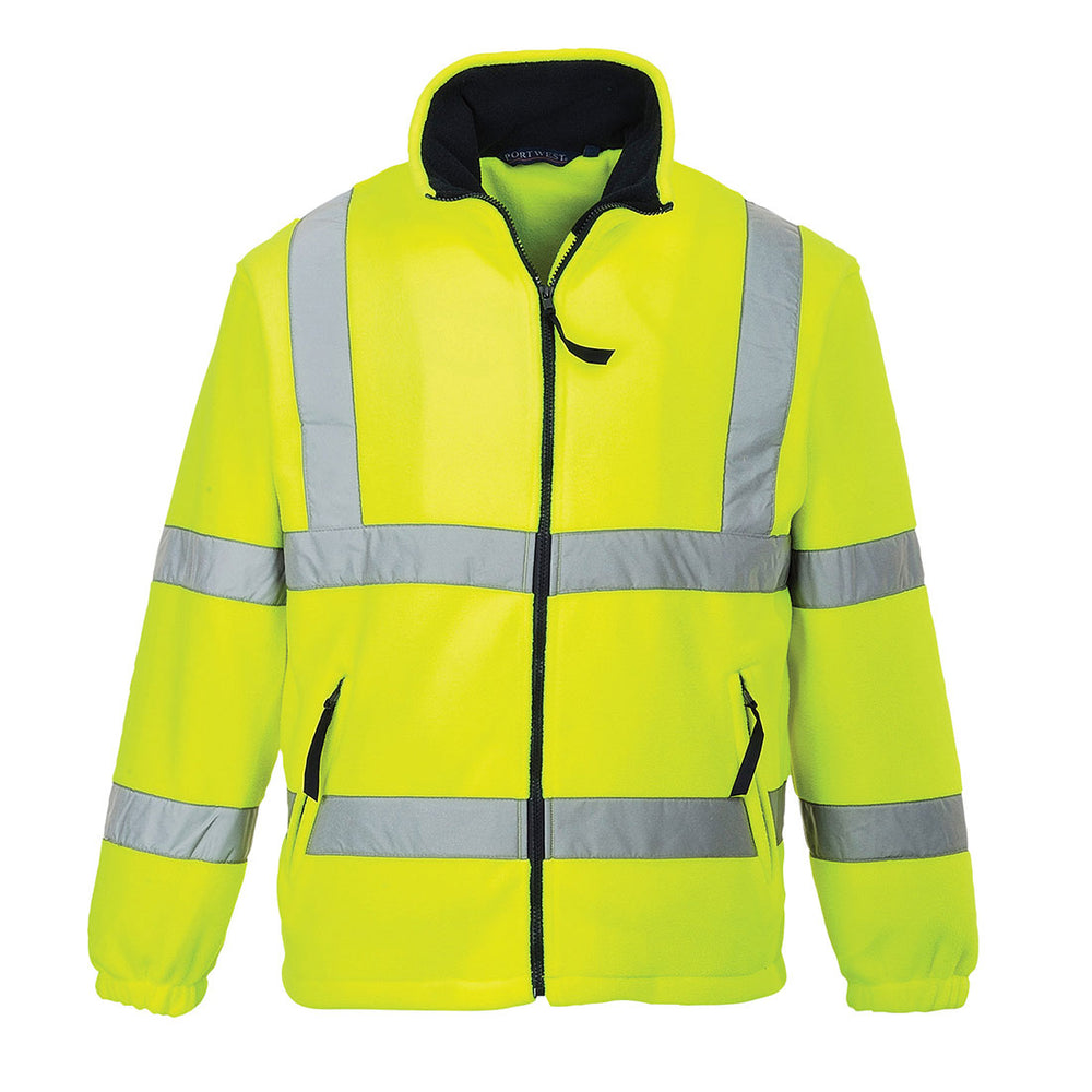 Hi Vis Mesh Lined Fleece Yellow