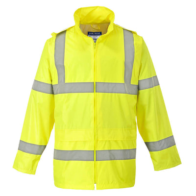 Hi Vis Rain Jacket Yellow