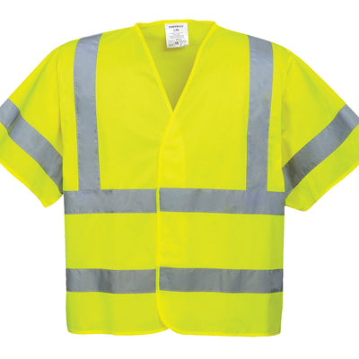 Hi Vis Short Sleeve Vest 