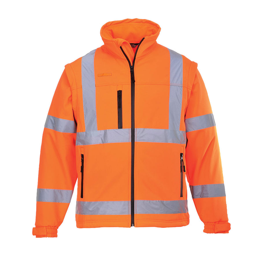 Hi Vis Softshell Jacket Orange