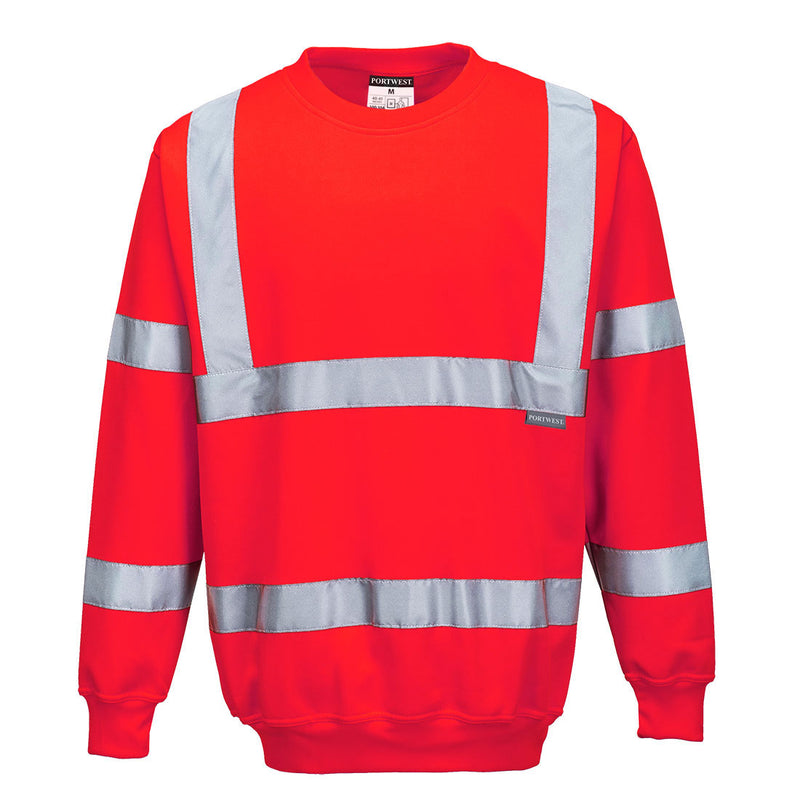 Hi Vis Sweatshirt Red