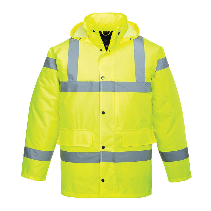 Hi Vis Traffic Jacket Yellow