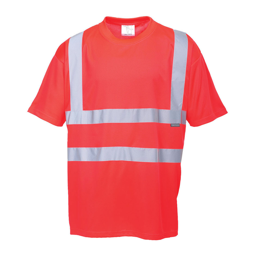 Hi Vis T Shirt Red