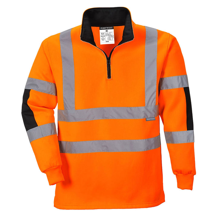 Hi Vis Xenon Rugby Shirt Orange