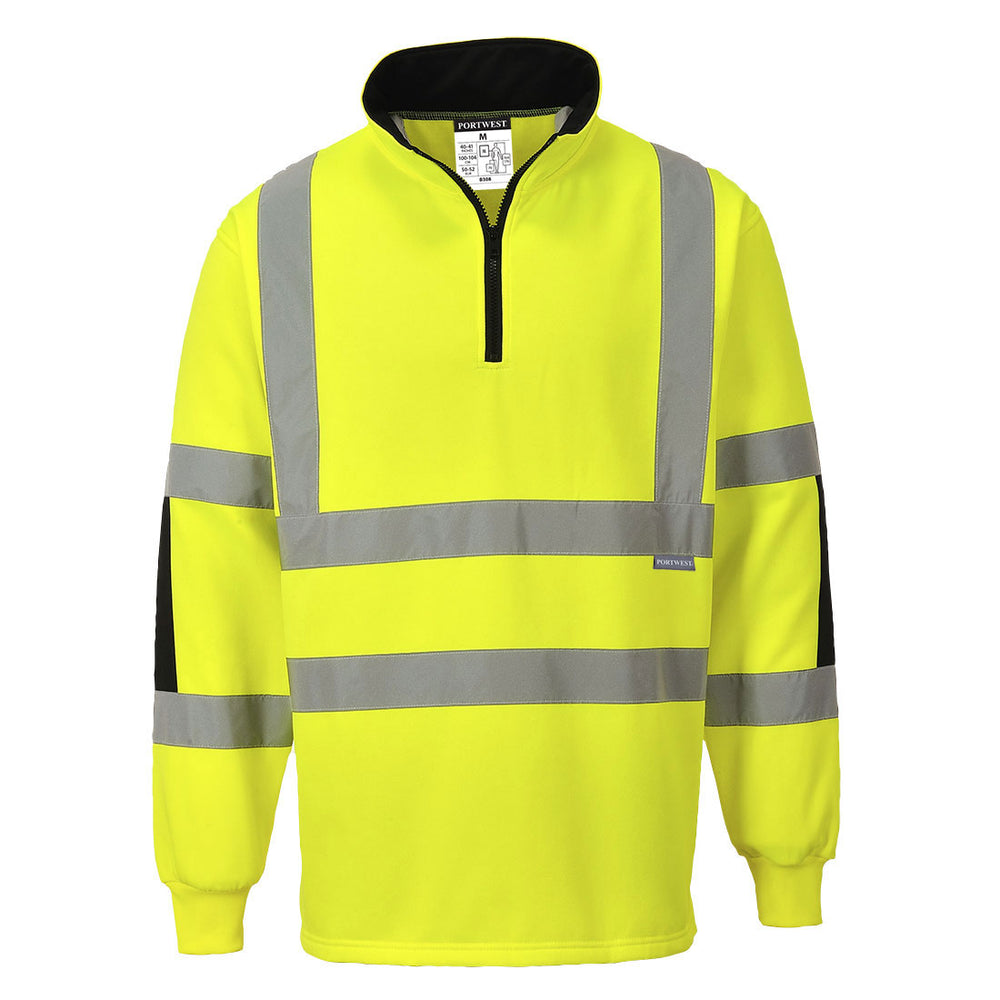 Hi Vis Xenon Rugby Shirt Yellow