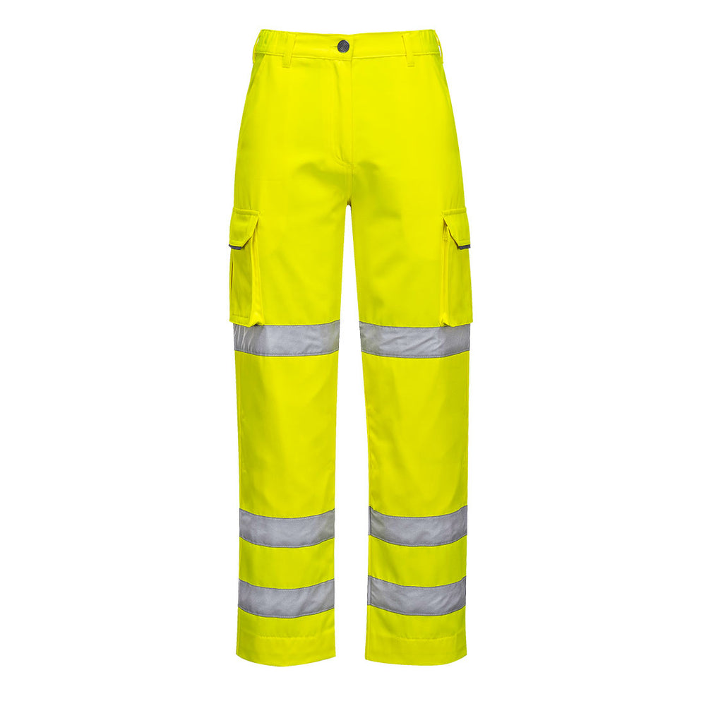 Ladies Hi-Vis Trousers Yellow