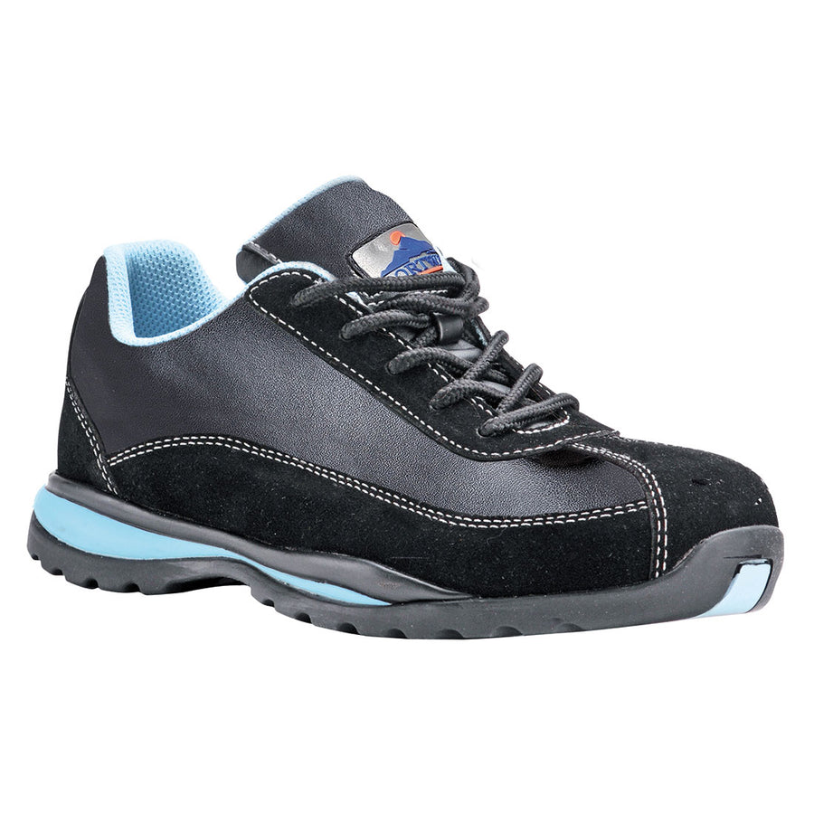 Steelite Ladies Safety Trainer Black Blue