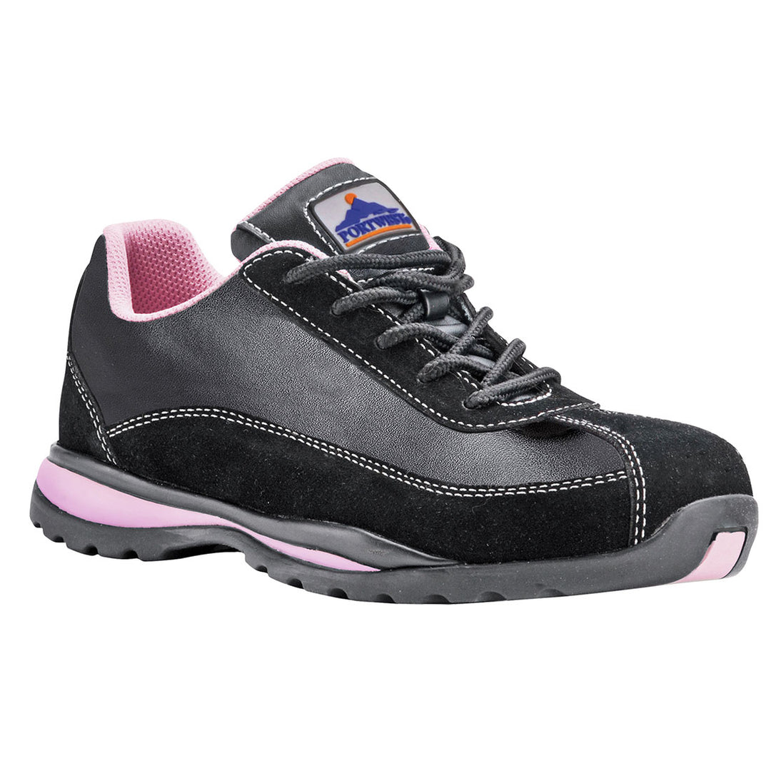 Steelite Ladies Safety Trainer Black Pink