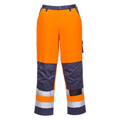 Lyon Hi Vis Trousers Orange Navy